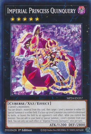 Imperial Princess Quinquery (MP24-EN357) - 25th Anniversary Tin: Dueling Mirrors 1st Edition