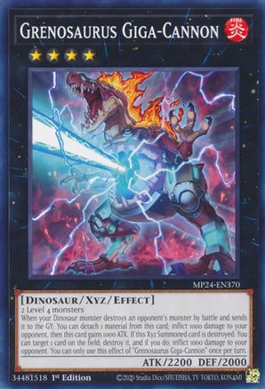 Grenosaurus Giga-Cannon (MP24-EN370) - 25th Anniversary Tin: Dueling Mirrors 1st Edition