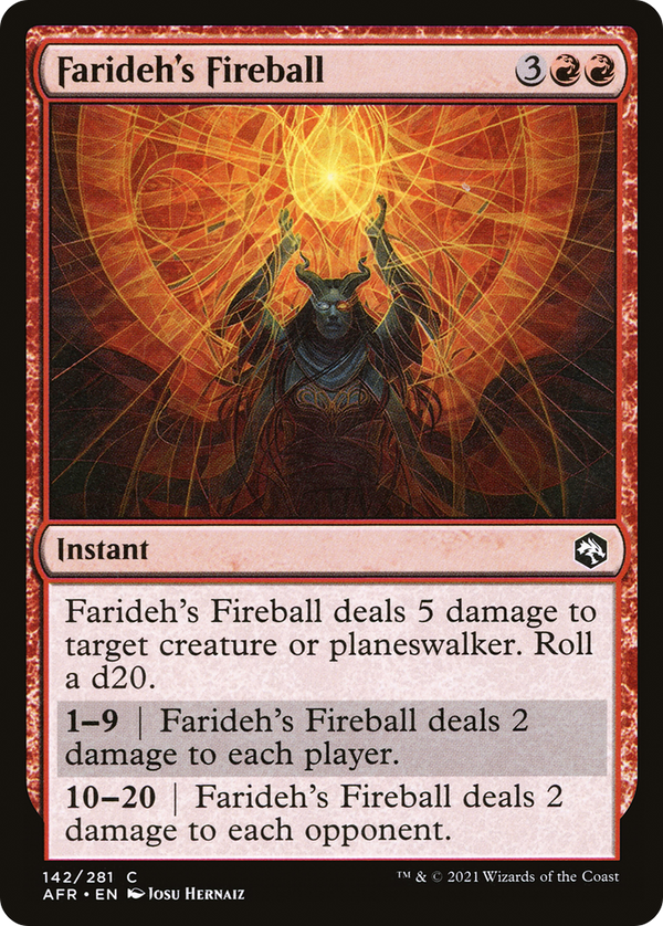 Farideh's Fireball [Dungeons & Dragons: Adventures in the Forgotten Realms]