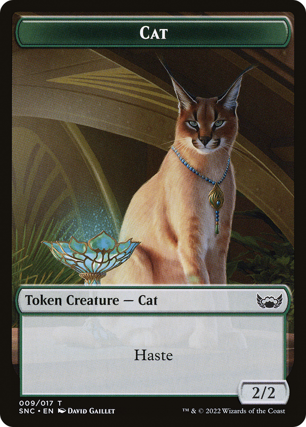 Cat (TSNC-009) - Streets of New Capenna Tokens Foil