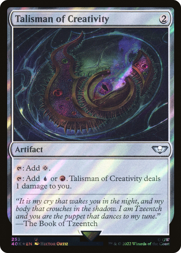 Talisman of Creativity (Surge Foil) [Warhammer 40,000]