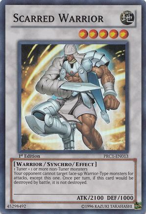 Scarred Warrior (PRC1-EN013) - 2012 Premium Collection Tin 1st Edition