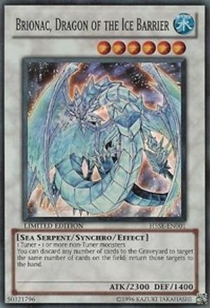 Brionac, Dragon of the Ice Barrier (H5SE-EN001) - Hidden Arsenal 5: Steelswarm Invasion Limited