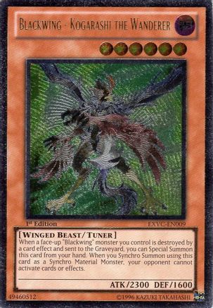 Blackwing - Kogarashi the Wanderer (UTR) (EXVC-EN009) - Extreme Victory 1st Edition
