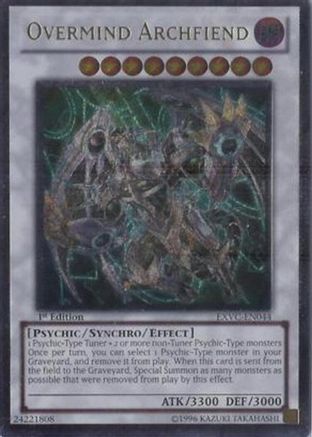 Overmind Archfiend (UTR) (EXVC-EN044) - Extreme Victory 1st Edition