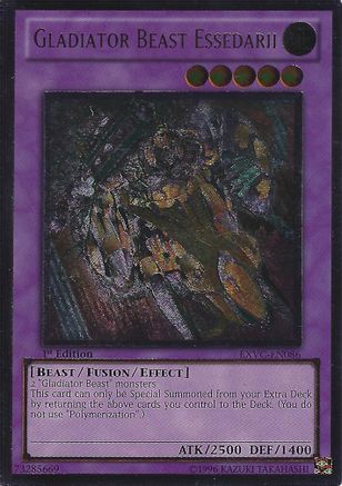 Gladiator Beast Essedarii (UTR) (EXVC-EN086) - Extreme Victory 1st Edition