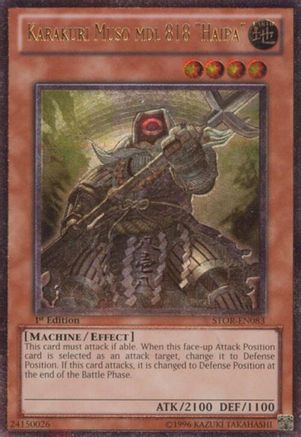 Karakuri Muso mdl 818 "Haipa" (UTR) (STOR-EN083) - Storm of Ragnarok 1st Edition