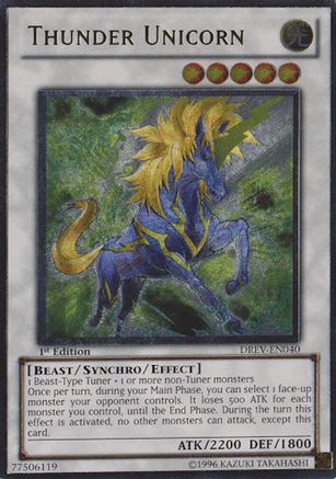 Thunder Unicorn (UTR) (DREV-EN040) - Duelist Revolution 1st Edition