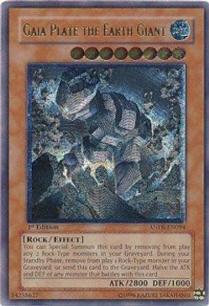 Gaia Plate the Earth Giant (UTR) (ANPR-EN094) - Ancient Prophecy 1st Edition