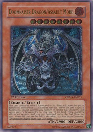 Doomkaiser Dragon/Assault Mode (UTR) (CRMS-EN019) - Crimson Crisis 1st Edition