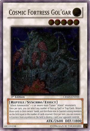 Cosmic Fortress Gol'Gar (UTR) (CRMS-EN044) - Crimson Crisis Unlimited