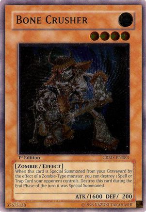 Bone Crusher (UTR) (CRMS-EN083) - Crimson Crisis 1st Edition