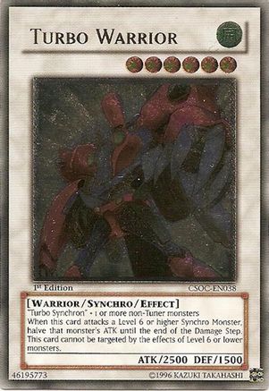 Turbo Warrior (UTR) (CSOC-EN038) - Crossroads of Chaos 1st Edition