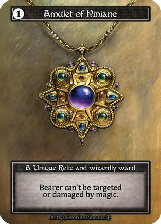 Amulet of Niniane (Foil)  - Arthurian Legends Foil
