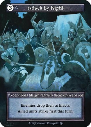 Attack by Night (Foil)  - Arthurian Legends Foil