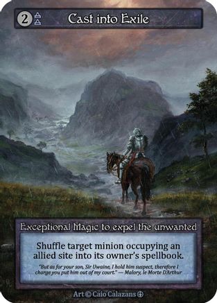 Cast into Exile  - Arthurian Legends