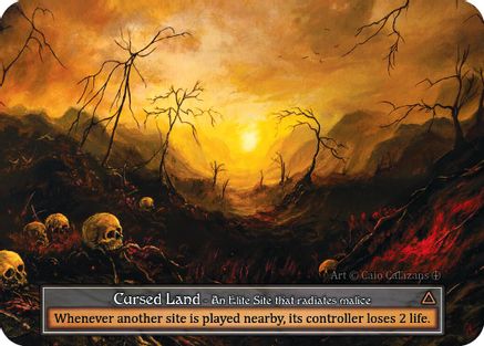 Cursed Land (Foil)  - Arthurian Legends Foil