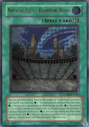 Ancient City - Rainbow Ruins (UTR) (FOTB-EN045) - Force of the Breaker 1st Edition