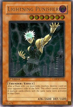 Lightning Punisher (UTR) (CDIP-EN026) - Cyberdark Impact 1st Edition