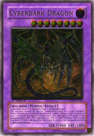 Cyberdark Dragon (UTR) (CDIP-EN035) - Cyberdark Impact 1st Edition