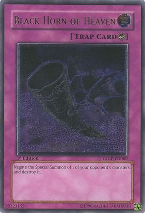 Black Horn of Heaven (UTR) (CDIP-EN060) - Cyberdark Impact 1st Edition