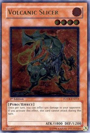 Volcanic Slicer (UTR) (FOTB-EN012) - Force of the Breaker Unlimited