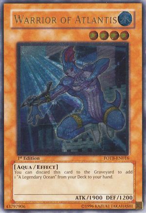 Warrior of Atlantis (UTR) (FOTB-EN016) - Force of the Breaker Unlimited
