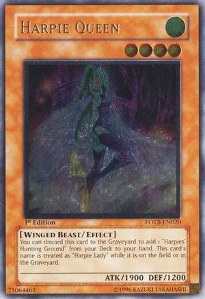 Harpie Queen (UTR) (FOTB-EN020) - Force of the Breaker 1st Edition