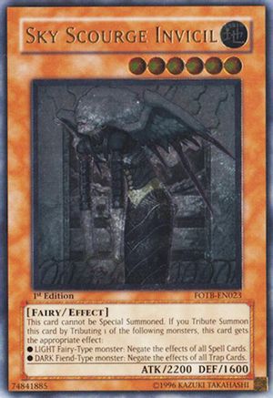Sky Scourge Invicil (UTR) (FOTB-EN023) - Force of the Breaker Unlimited