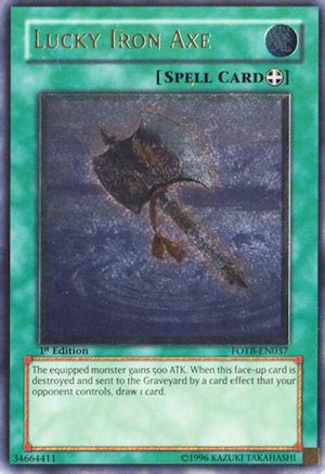 Lucky Iron Axe (UTR) (FOTB-EN037) - Force of the Breaker Unlimited