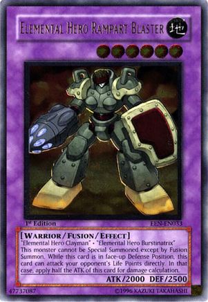 Elemental Hero Rampart Blaster (UTR) (EEN-EN033) - Elemental Energy 1st Edition