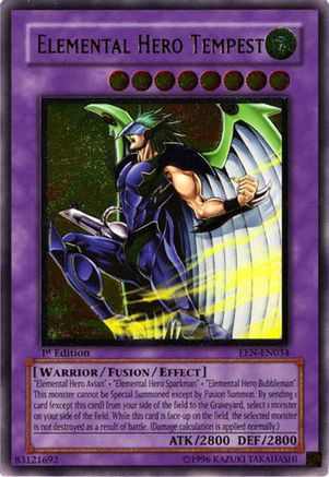 Elemental Hero Tempest (UTR) (EEN-EN034) - Elemental Energy Unlimited