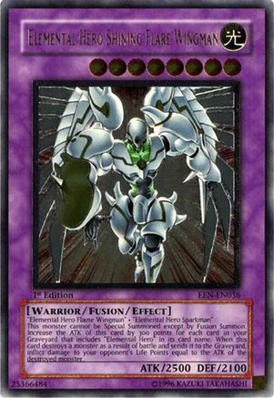 Elemental Hero Shining Flare Wingman (UTR) (EEN-EN036) - Elemental Energy Unlimited