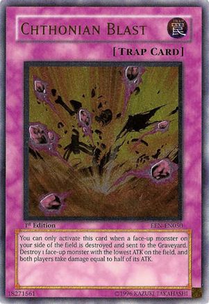 Chthonian Blast (UTR) (EEN-EN050) - Elemental Energy 1st Edition