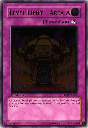 Level Limit - Area A (UTR) (EEN-EN060) - Elemental Energy 1st Edition