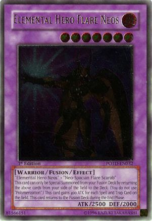 Elemental Hero Flare Neos (UTR) (POTD-EN032) - Power of the Duelist 1st Edition