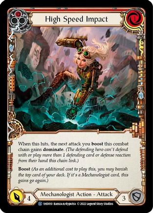 High Speed Impact (Red) [1HD010] (History Pack 1 Dash Blitz Deck)