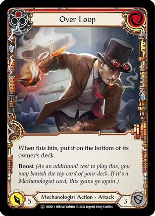 Over Loop (Red) [1HD011] (History Pack 1 Dash Blitz Deck)