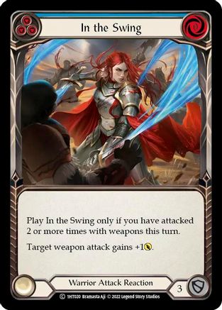 In the Swing (Blue) [1HT020] (History Pack 1 Dorinthea Blitz Deck)