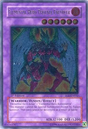 Elemental Hero Phoenix Enforcer (UTR) (EOJ-EN032) - Enemy of Justice 1st Edition