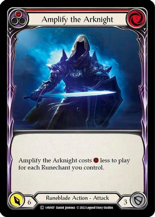 Amplify the Arknight (Red) [1HV007] (Historic Pack 1 Blitz Deck Viserai)