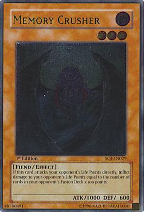 Memory Crusher (UTR) (SOI-EN029) - Shadow of Infinity 1st Edition