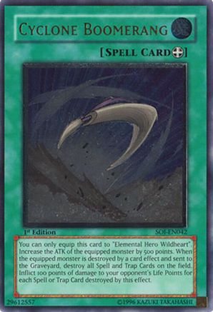 Cyclone Boomerang (UTR) (SOI-EN042) - Shadow of Infinity 1st Edition