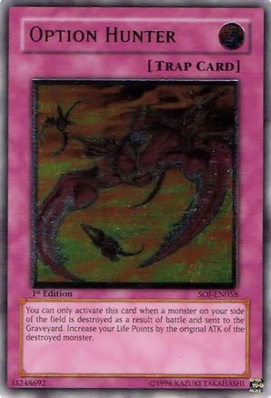 Option Hunter (UTR) (SOI-EN058) - Shadow of Infinity 1st Edition