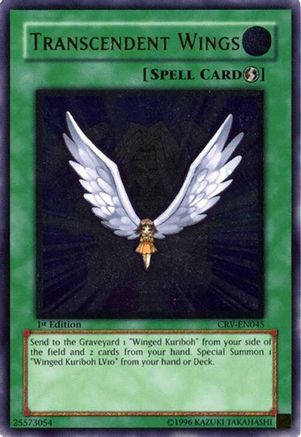 Transcendent Wings (UTR) (CRV-EN045) - Cybernetic Revolution 1st Edition