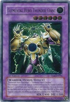 Elemental Hero Thunder Giant (UTR) (TLM-EN036) - The Lost Millennium Unlimited