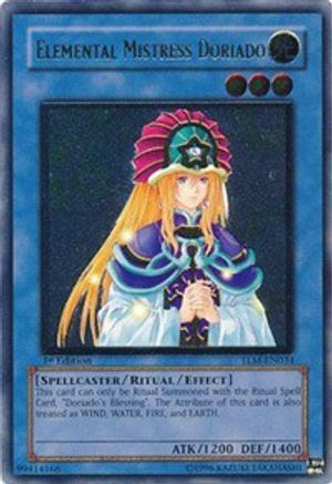 Elemental Mistress Doriado (UTR) (TLM-EN034) - The Lost Millennium 1st Edition
