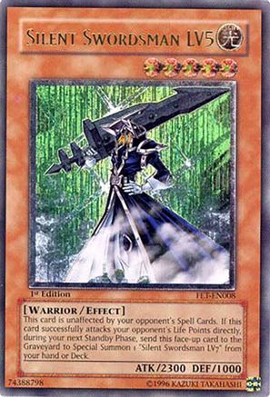 Silent Swordsman LV5 (UTR) (FET-EN008) - Flaming Eternity 1st Edition