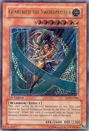 Gearfried the Swordmaster (UTR) (FET-EN022) - Flaming Eternity Unlimited