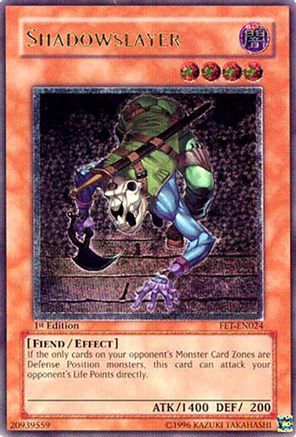 Shadowslayer (UTR) (FET-EN024) - Flaming Eternity 1st Edition